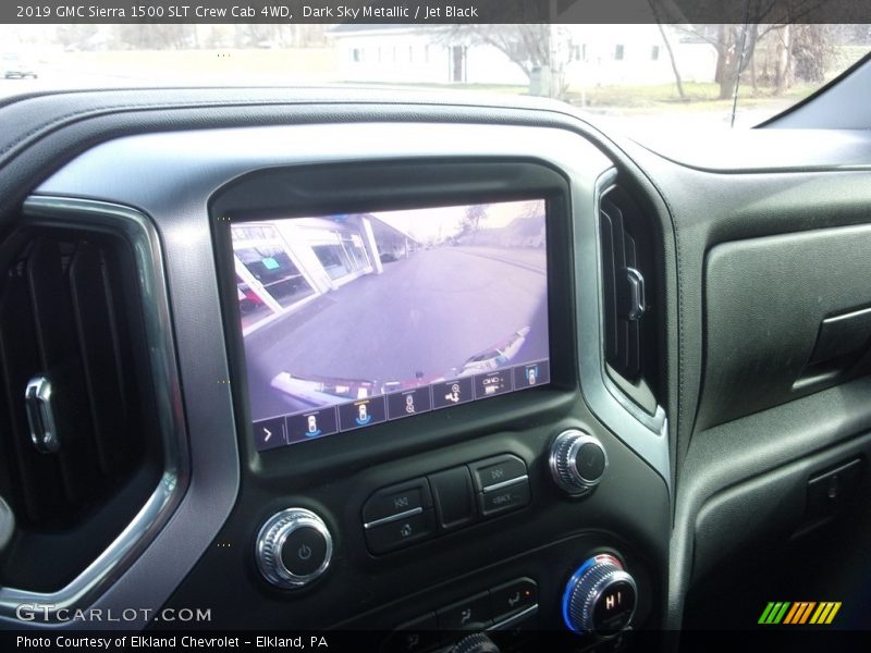 Dark Sky Metallic / Jet Black 2019 GMC Sierra 1500 SLT Crew Cab 4WD