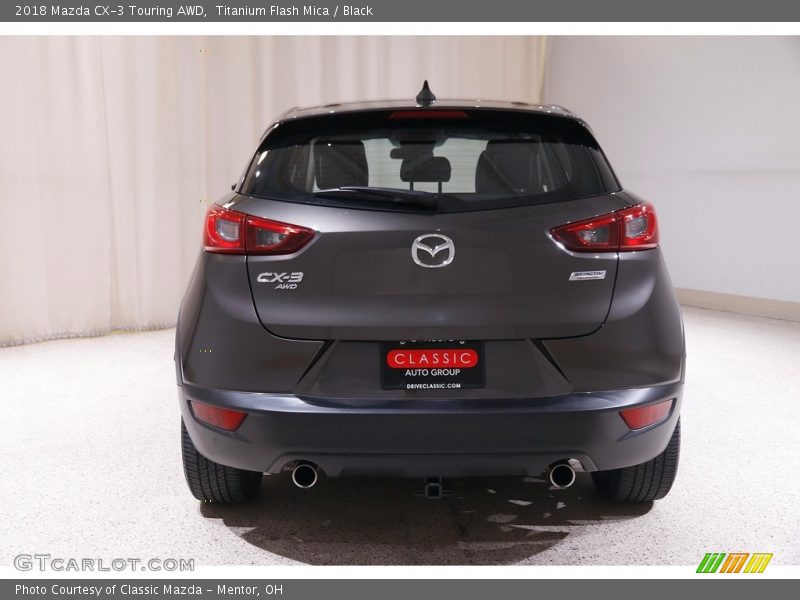 Titanium Flash Mica / Black 2018 Mazda CX-3 Touring AWD