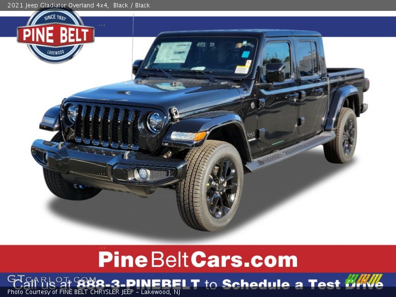 Black / Black 2021 Jeep Gladiator Overland 4x4