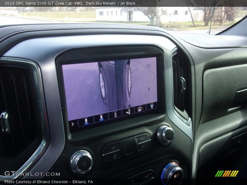 Dark Sky Metallic / Jet Black 2019 GMC Sierra 1500 SLT Crew Cab 4WD