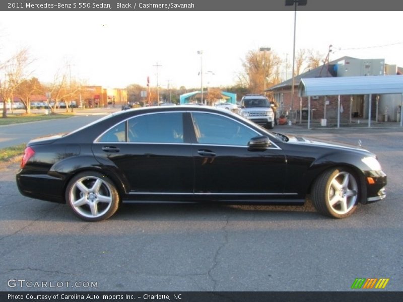 Black / Cashmere/Savanah 2011 Mercedes-Benz S 550 Sedan