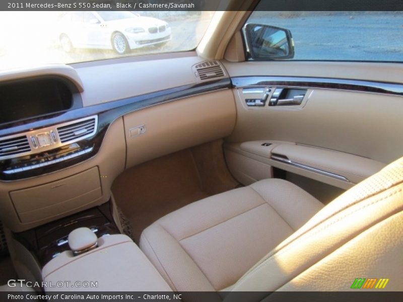 Black / Cashmere/Savanah 2011 Mercedes-Benz S 550 Sedan