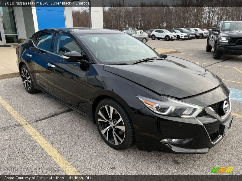 Super Black / Charcoal 2018 Nissan Maxima SV
