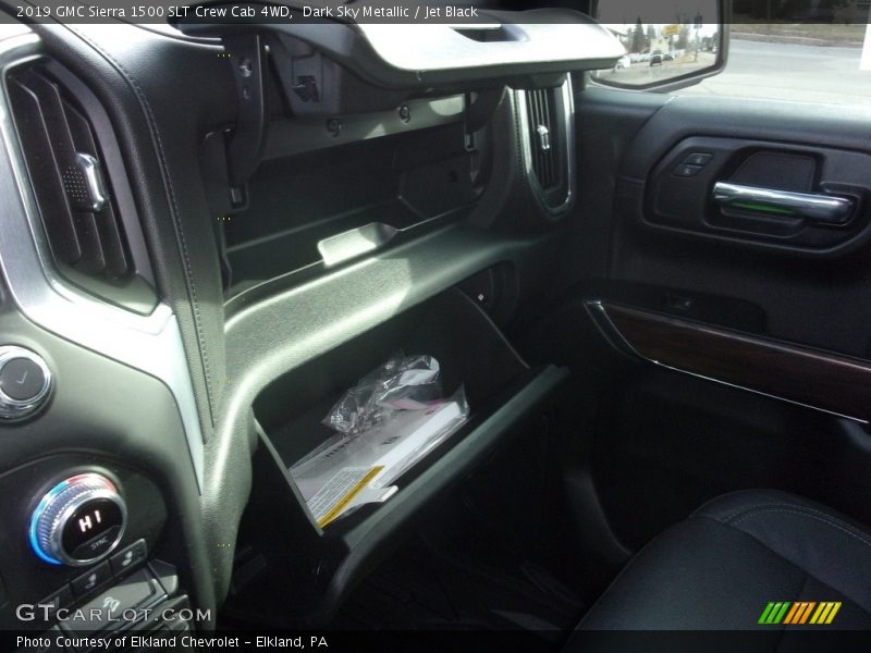 Dark Sky Metallic / Jet Black 2019 GMC Sierra 1500 SLT Crew Cab 4WD
