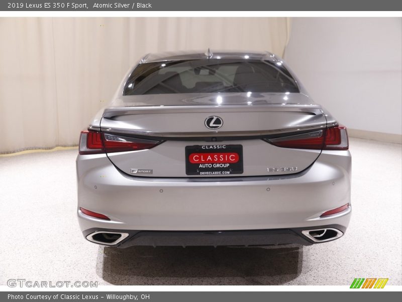Atomic Silver / Black 2019 Lexus ES 350 F Sport