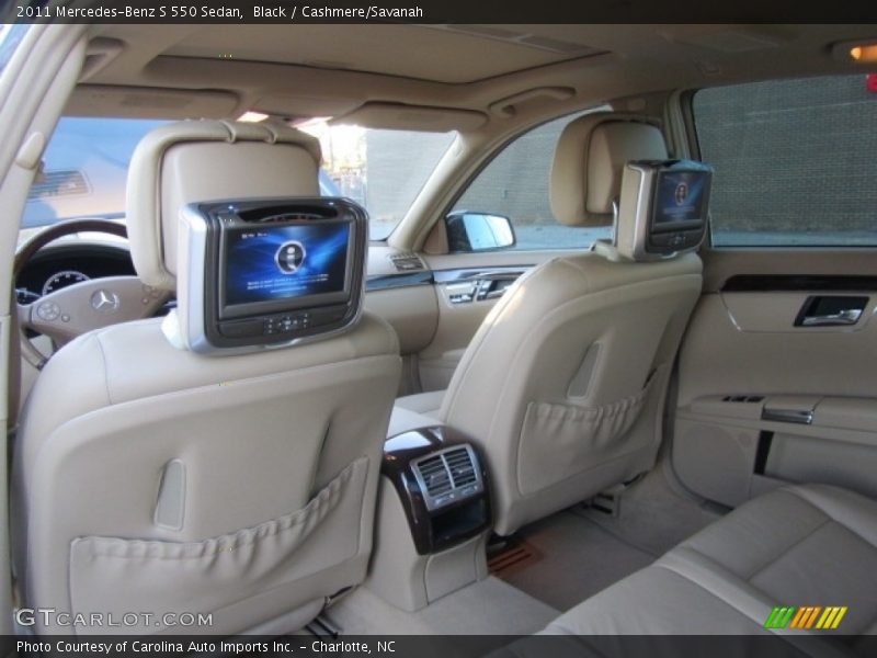 Black / Cashmere/Savanah 2011 Mercedes-Benz S 550 Sedan