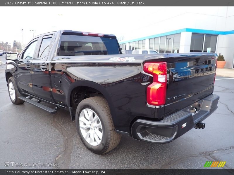 Black / Jet Black 2022 Chevrolet Silverado 1500 Limited Custom Double Cab 4x4