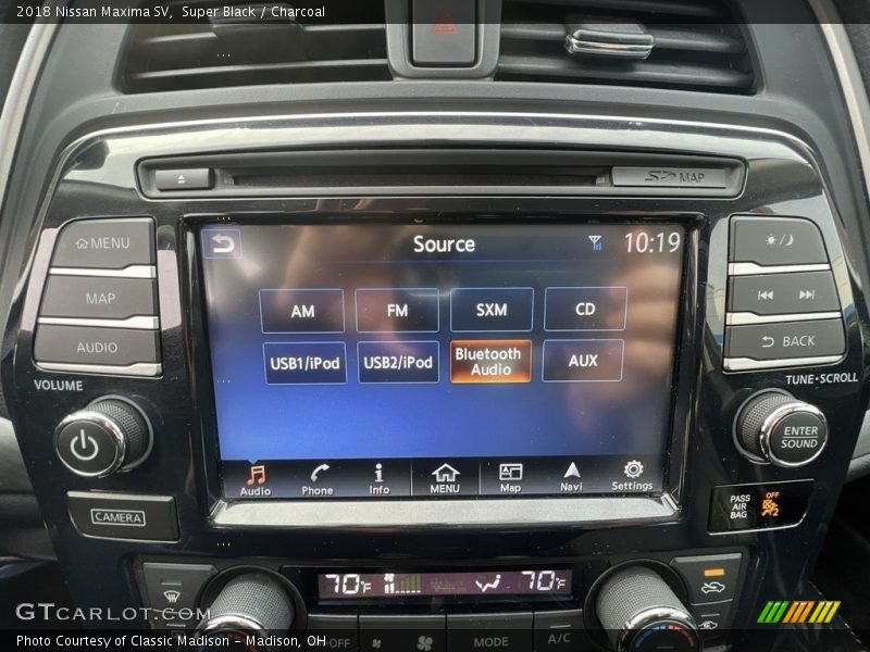 Super Black / Charcoal 2018 Nissan Maxima SV