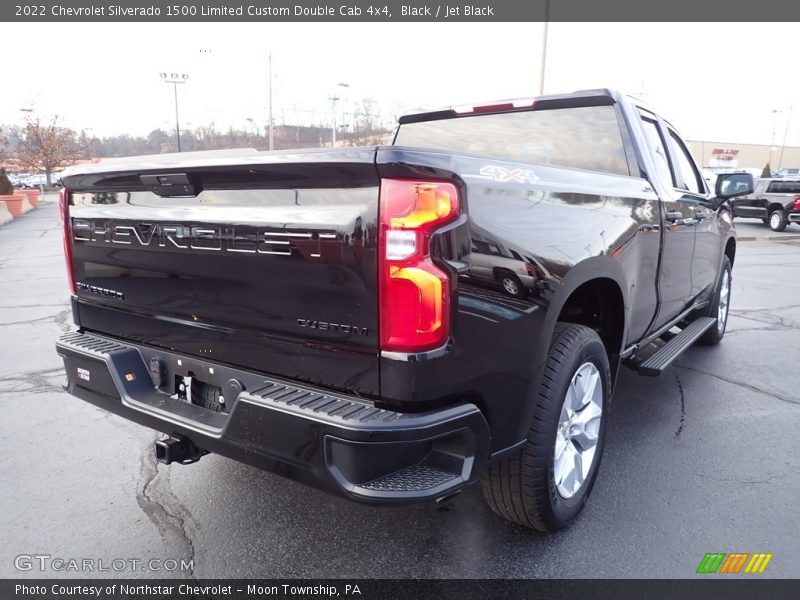 Black / Jet Black 2022 Chevrolet Silverado 1500 Limited Custom Double Cab 4x4
