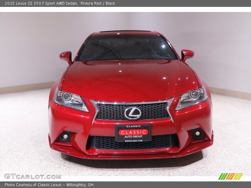 Riviera Red / Black 2015 Lexus GS 350 F Sport AWD Sedan