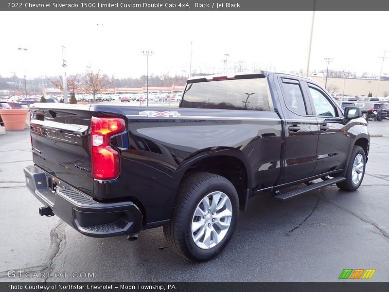 Black / Jet Black 2022 Chevrolet Silverado 1500 Limited Custom Double Cab 4x4