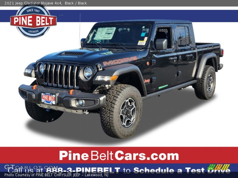 Black / Black 2021 Jeep Gladiator Mojave 4x4