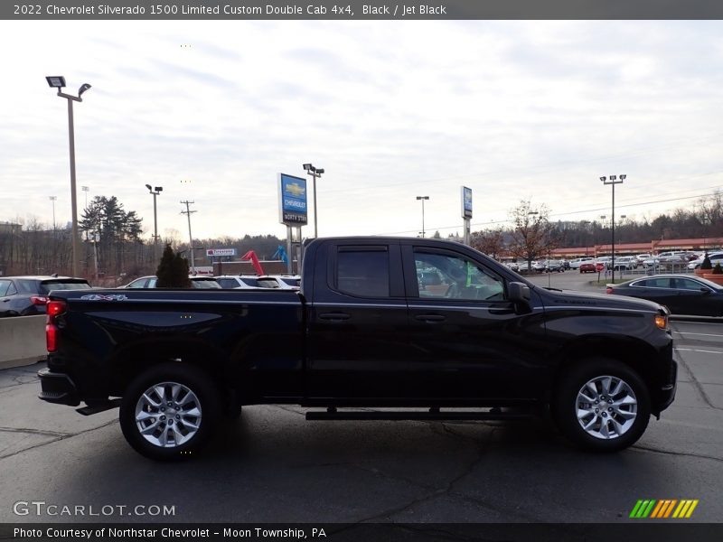 Black / Jet Black 2022 Chevrolet Silverado 1500 Limited Custom Double Cab 4x4
