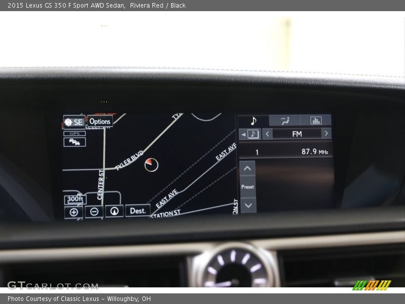 Navigation of 2015 GS 350 F Sport AWD Sedan