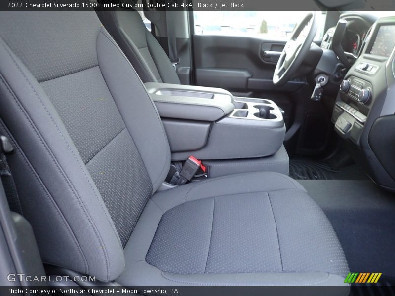 Black / Jet Black 2022 Chevrolet Silverado 1500 Limited Custom Double Cab 4x4