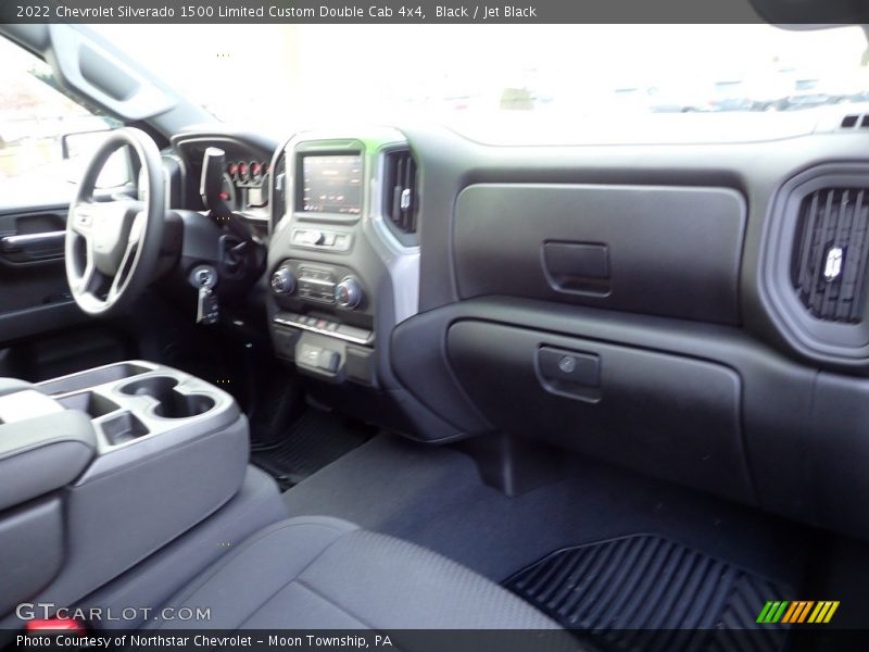 Black / Jet Black 2022 Chevrolet Silverado 1500 Limited Custom Double Cab 4x4