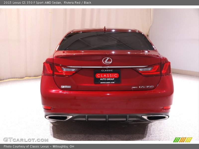 Riviera Red / Black 2015 Lexus GS 350 F Sport AWD Sedan