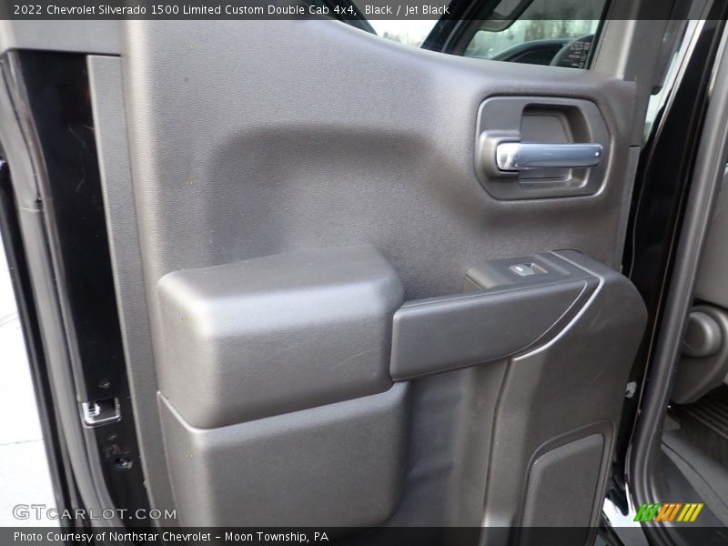 Black / Jet Black 2022 Chevrolet Silverado 1500 Limited Custom Double Cab 4x4