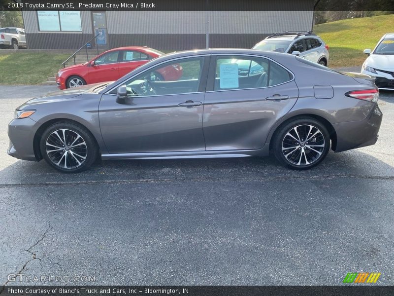 Predawn Gray Mica / Black 2018 Toyota Camry SE