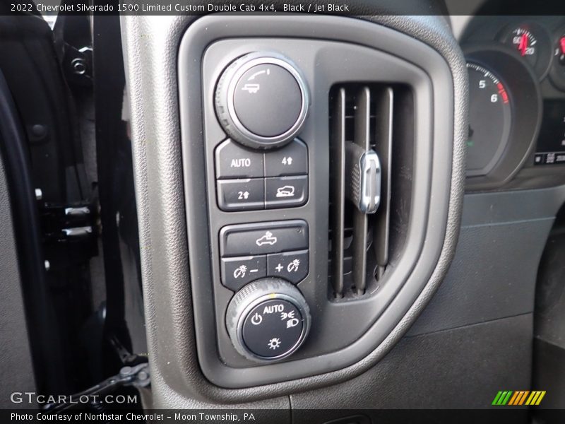Black / Jet Black 2022 Chevrolet Silverado 1500 Limited Custom Double Cab 4x4