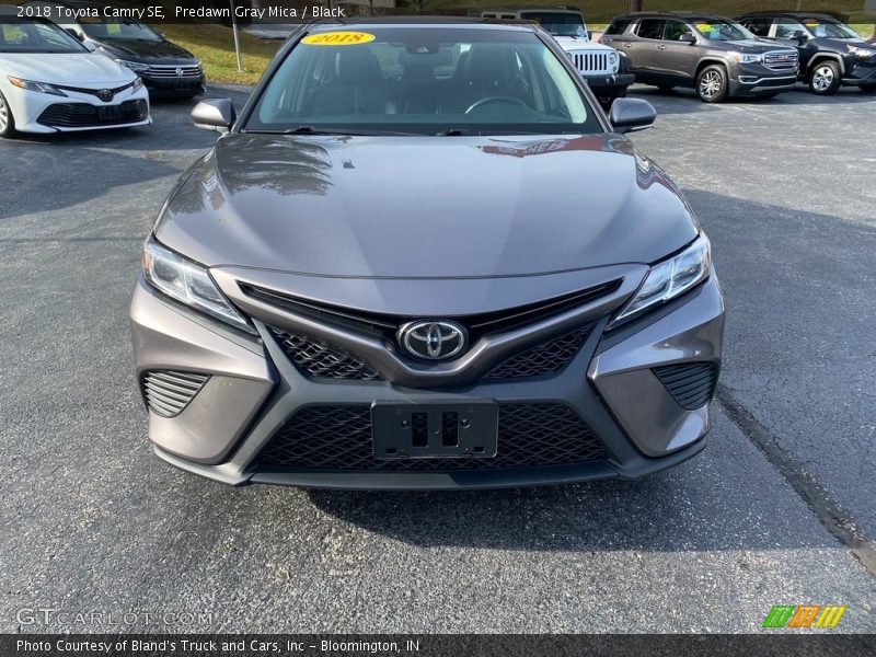 Predawn Gray Mica / Black 2018 Toyota Camry SE