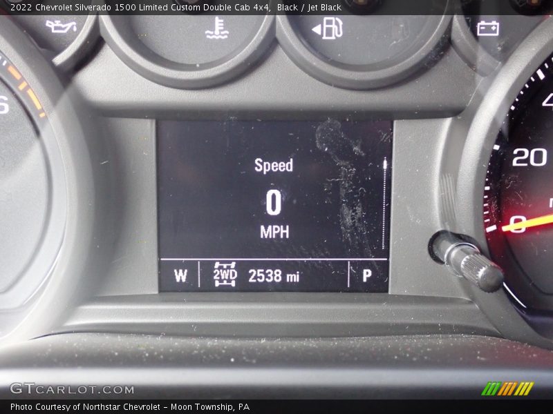 Black / Jet Black 2022 Chevrolet Silverado 1500 Limited Custom Double Cab 4x4