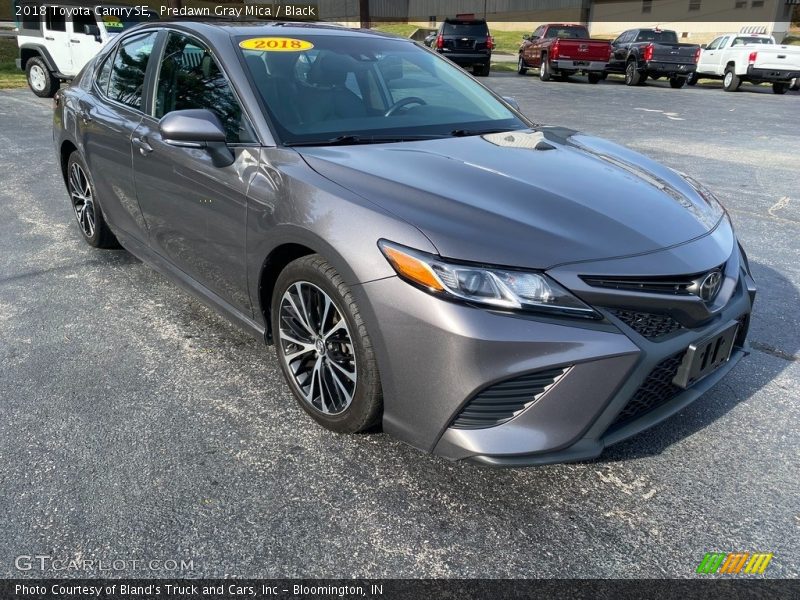 Predawn Gray Mica / Black 2018 Toyota Camry SE