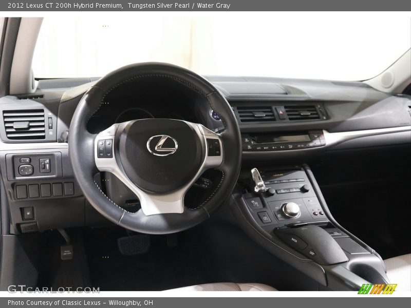 Tungsten Silver Pearl / Water Gray 2012 Lexus CT 200h Hybrid Premium