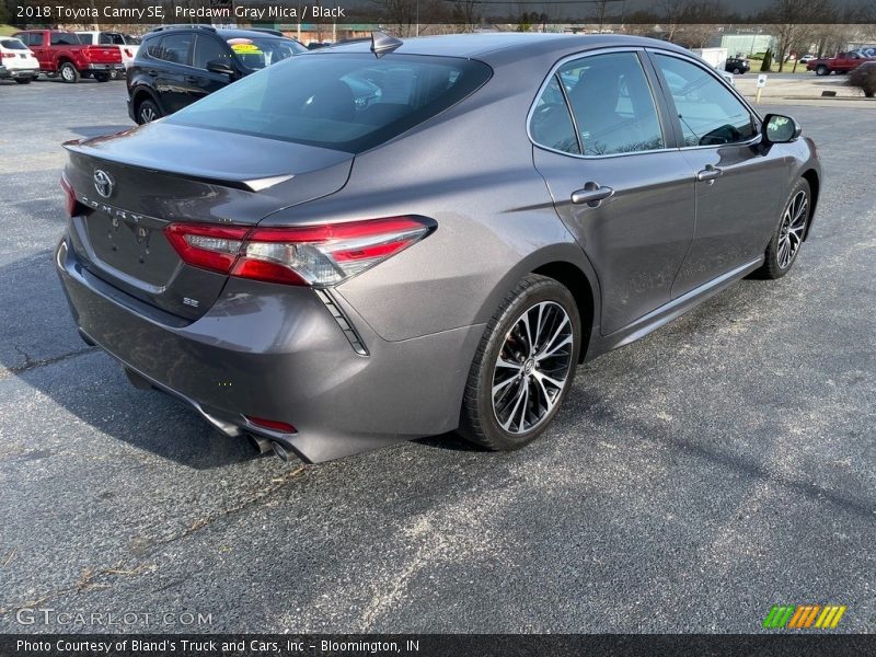 Predawn Gray Mica / Black 2018 Toyota Camry SE