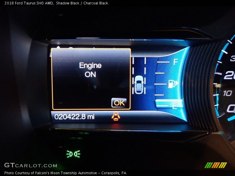 Shadow Black / Charcoal Black 2018 Ford Taurus SHO AWD