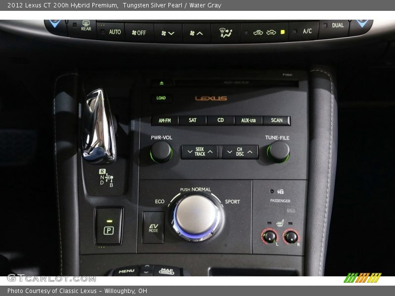 Tungsten Silver Pearl / Water Gray 2012 Lexus CT 200h Hybrid Premium