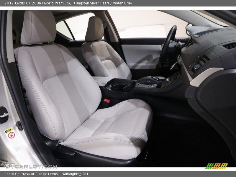 Tungsten Silver Pearl / Water Gray 2012 Lexus CT 200h Hybrid Premium