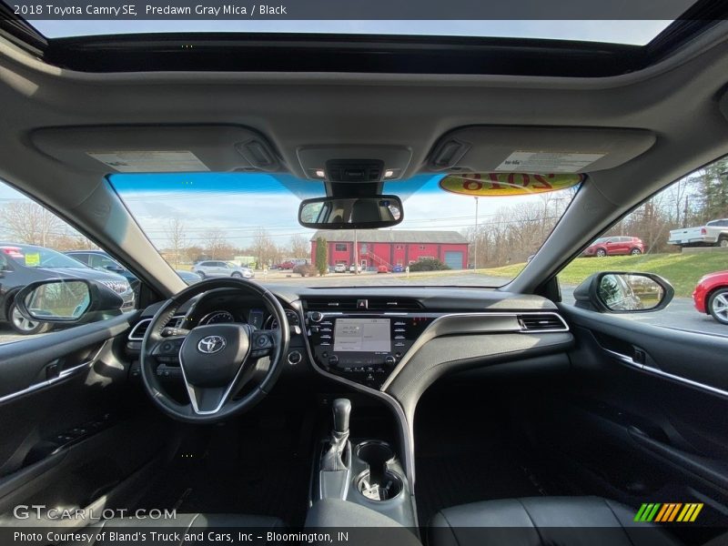 Predawn Gray Mica / Black 2018 Toyota Camry SE