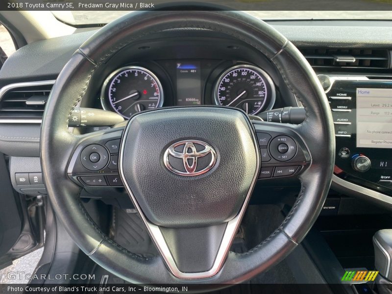 Predawn Gray Mica / Black 2018 Toyota Camry SE