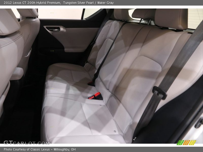 Tungsten Silver Pearl / Water Gray 2012 Lexus CT 200h Hybrid Premium