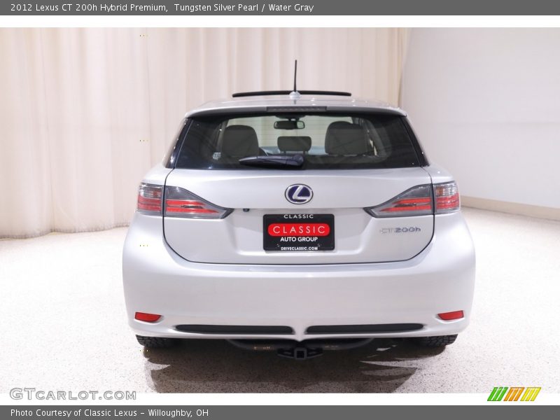 Tungsten Silver Pearl / Water Gray 2012 Lexus CT 200h Hybrid Premium