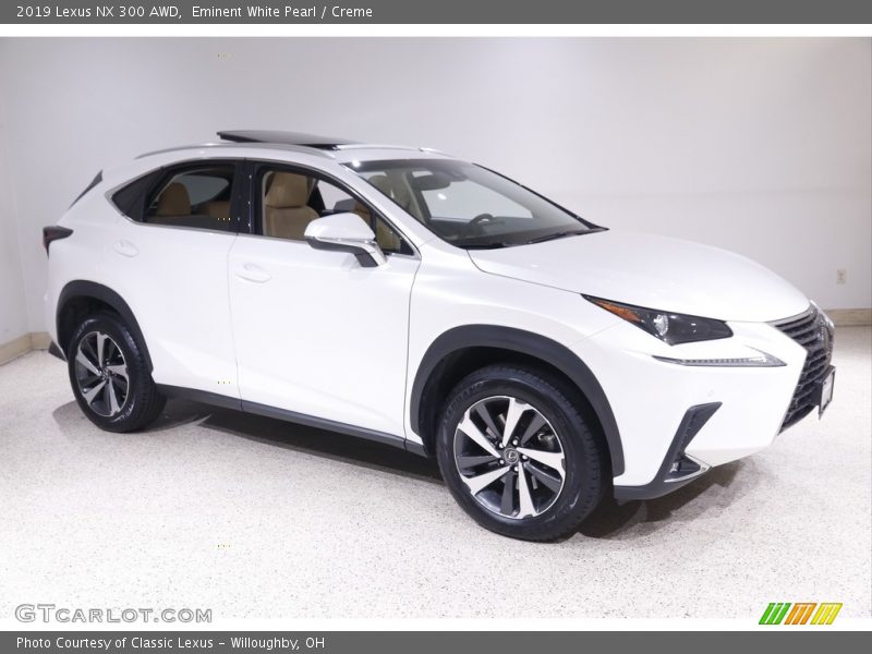 Eminent White Pearl / Creme 2019 Lexus NX 300 AWD