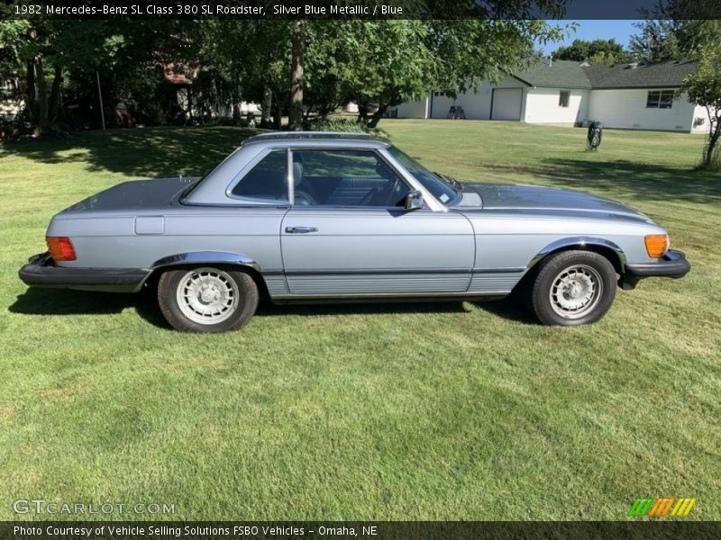  1982 SL Class 380 SL Roadster Silver Blue Metallic