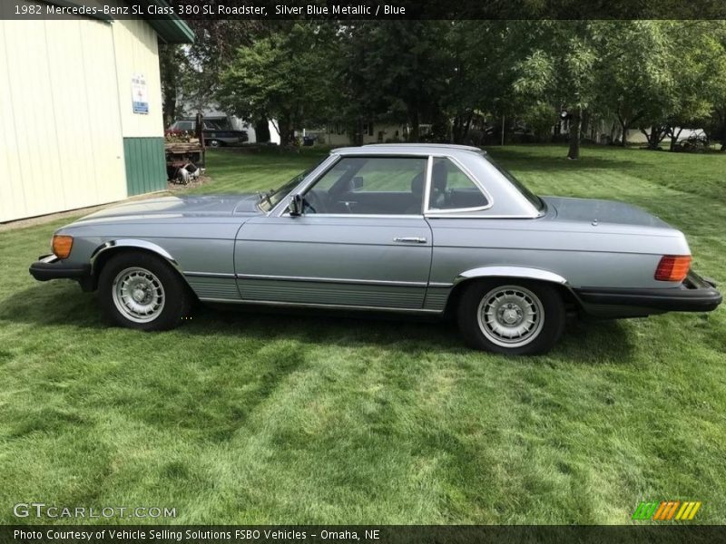  1982 SL Class 380 SL Roadster Silver Blue Metallic