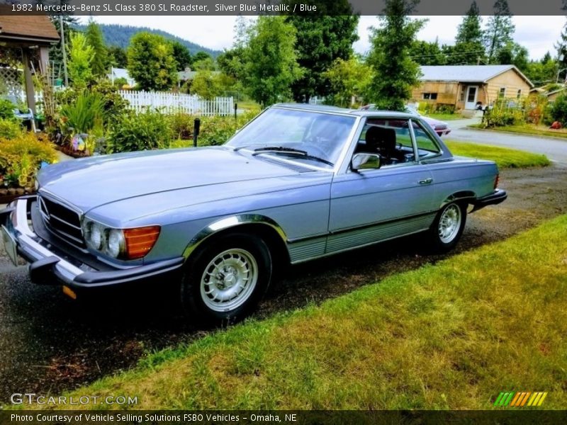  1982 SL Class 380 SL Roadster Silver Blue Metallic