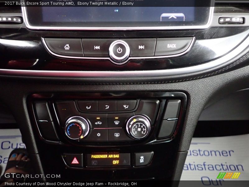 Ebony Twilight Metallic / Ebony 2017 Buick Encore Sport Touring AWD