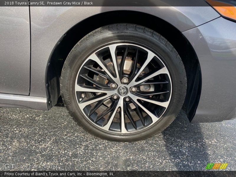 Predawn Gray Mica / Black 2018 Toyota Camry SE