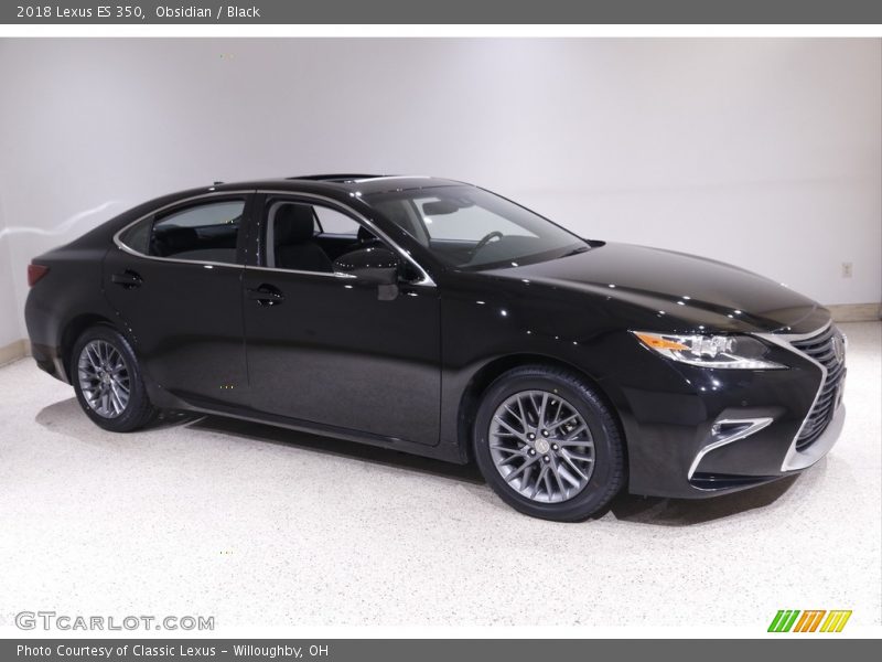 Obsidian / Black 2018 Lexus ES 350