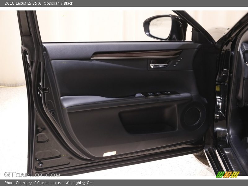 Obsidian / Black 2018 Lexus ES 350