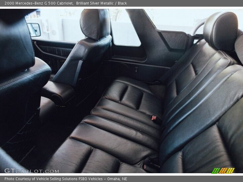 Rear Seat of 2000 G 500 Cabriolet