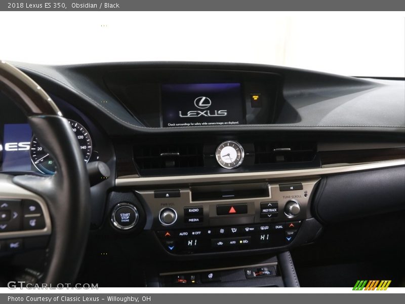 Obsidian / Black 2018 Lexus ES 350