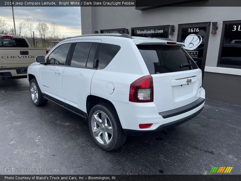 Bright White / Dark Slate Gray/Light Pebble 2014 Jeep Compass Latitude