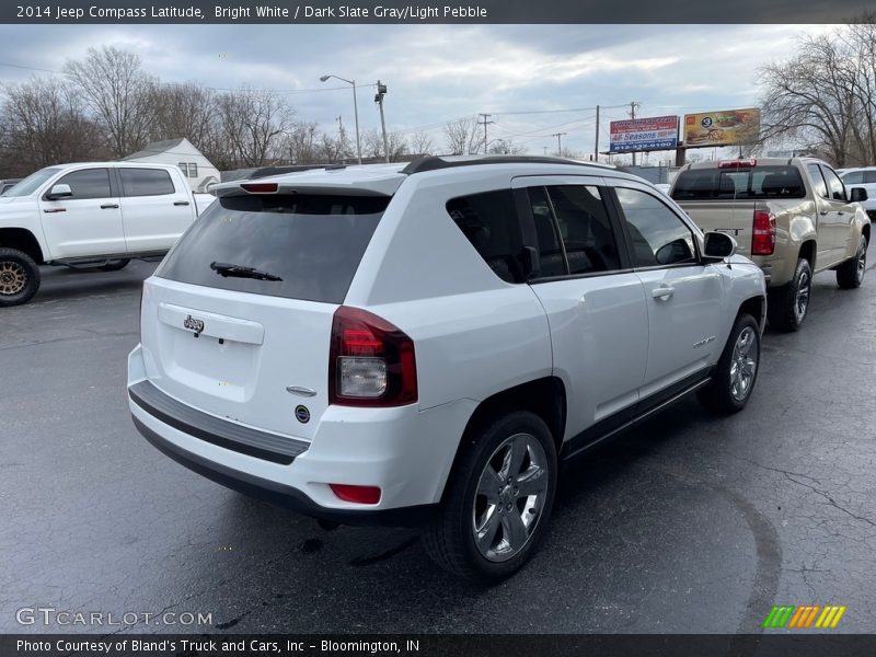Bright White / Dark Slate Gray/Light Pebble 2014 Jeep Compass Latitude