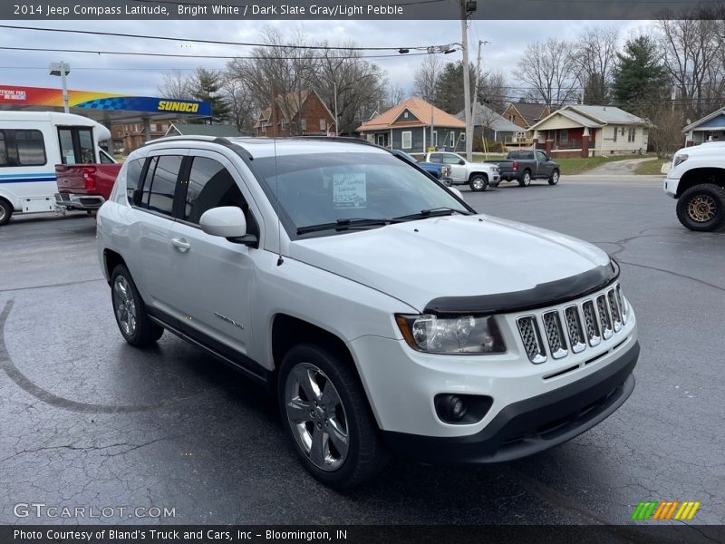 Bright White / Dark Slate Gray/Light Pebble 2014 Jeep Compass Latitude