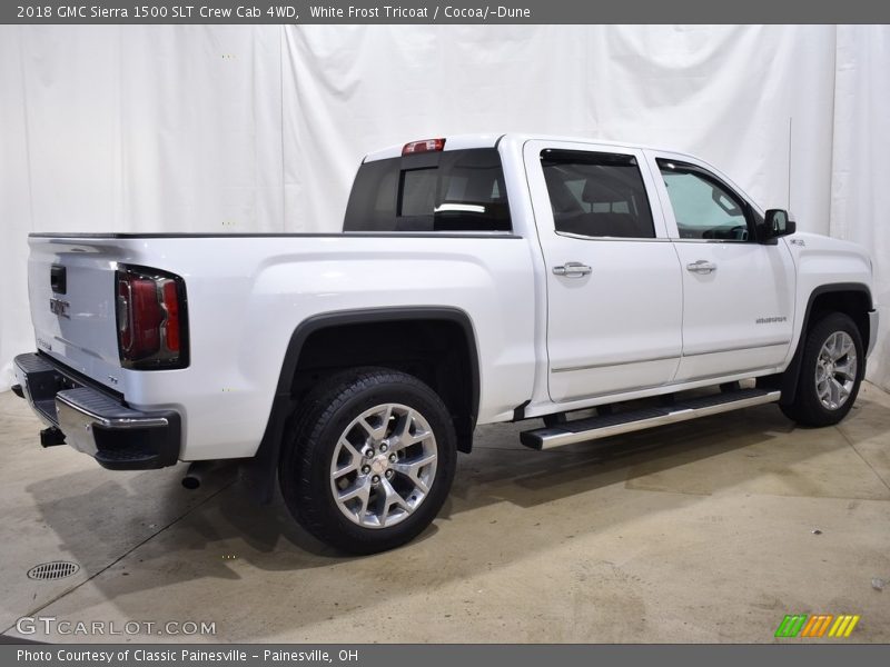 White Frost Tricoat / Cocoa/­Dune 2018 GMC Sierra 1500 SLT Crew Cab 4WD